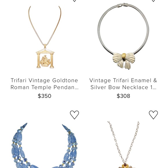 Designers Dream, Vintage Trifari Love Birds with chain fringe, gold tone. - Picture 12 of 16